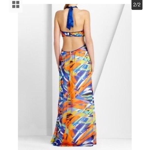 bcbg multicolor dress